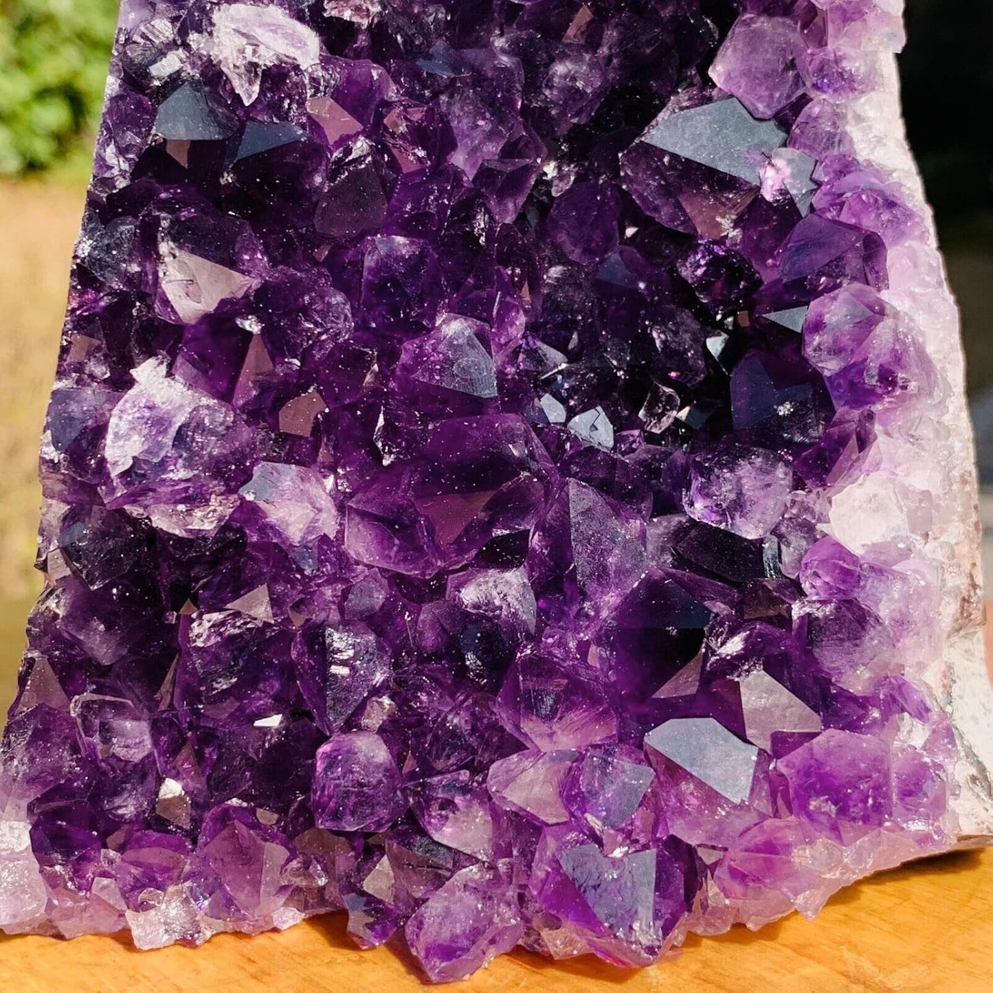 a Class Amethyst Crystal Cluster Raw Quartz Small 0.5-1 LBS Brazil Purple Irregular Unpolished, Home Decor