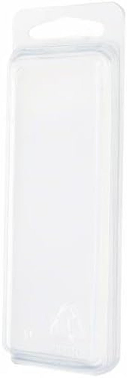 Clear Plastic Clamshell Package/Storage Container, 4.19" H X 1.5" W X 1.25" D, Pack of 50