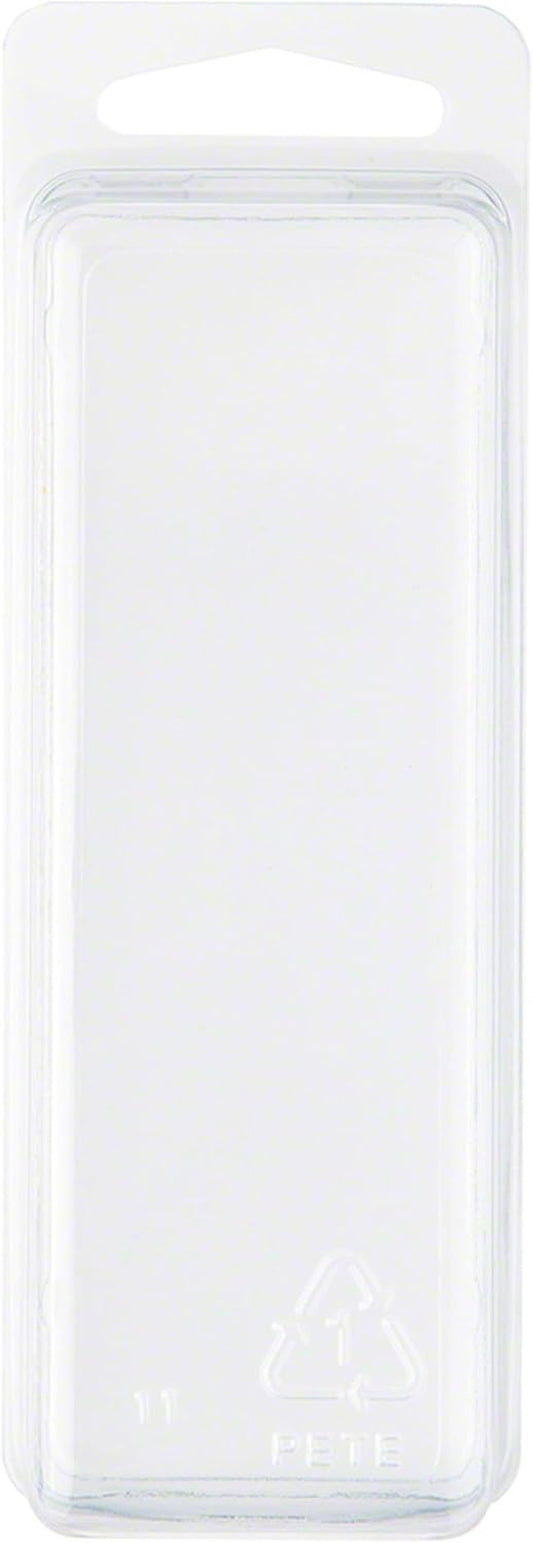 Clear Plastic Clamshell Package/Storage Container, 4.19" H X 1.5" W X 1.25" D, Pack of 50
